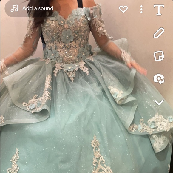 XV dress and Petti Coat size 6 - Picture 1 of 3